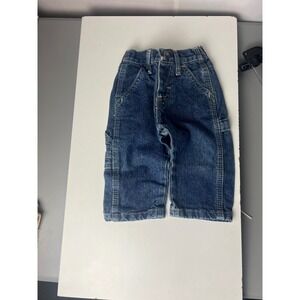 Wrangler Five Star Premium Denim Carpenter Jeans Infant 6-9 Months Blue Y2K